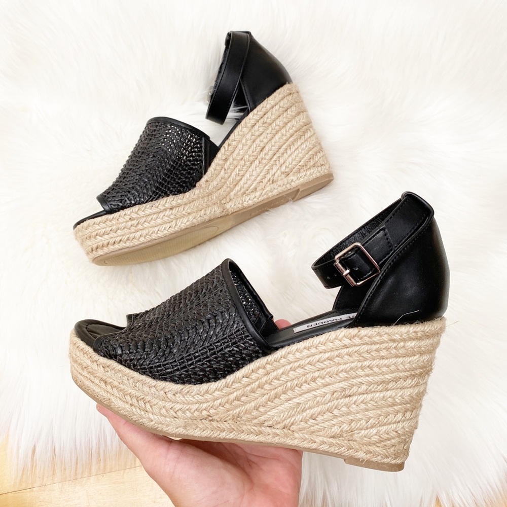STEVE MADDEN Espadrille Wedge Sandals